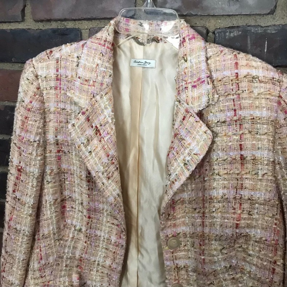 CHRISTIAN BERG Stockholm Tweed Linen Cotton Silk